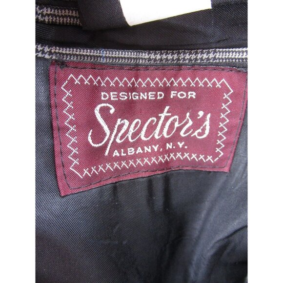 VINTAGE Burberrys Of London Sport Coat 42 Blazer Windowpane Plaid Wool* - Picture 14 of 15